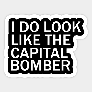 Capital bomber Sticker